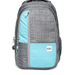 Wildcraft Unisex Grey & Blue Colourblocked Backpack-4