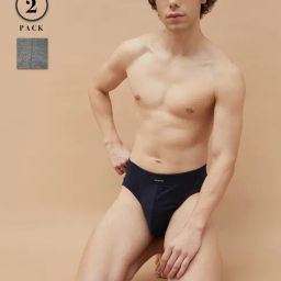Fame Forever by Lifestyle Grey & Navy Briefs - Pack of 2-picture-17