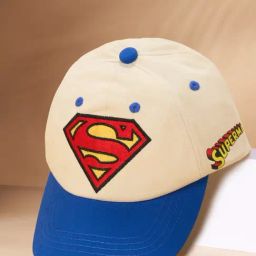 Pantaloons Junior White & Blue Cotton Baseball Cap-19