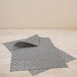 Pure Home and Living Silver Plastic Printed Placemats-13