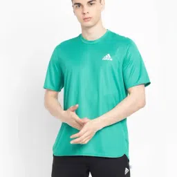 adidas Mint Green Regular Fit Aeroready Designed For Movement T-Shirt-picture-30
