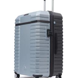 Uppercase Blaze Silver Textured Large Hard Checked Luggage-59