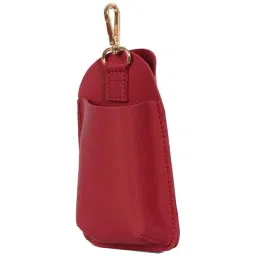 Baggit Red Solid Medium Pouch image 2