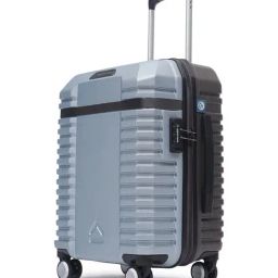 Uppercase Blaze Silver Textured Small Hard Cabin Trolley Bag-54