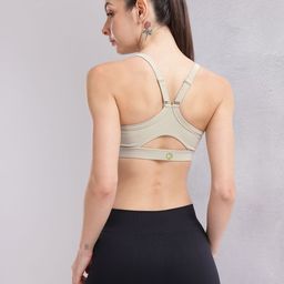 HRX by Hrithik Roshan Removable Padding Full Coverage Yoga Bra HR_SS25_W_BA_KY050_03_C image 3