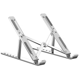 Generic Aluminium Laptop Stand-Silver-45
