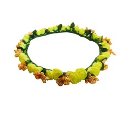 Loops n knots Stainless Steel Sheeshphool Floral Tiara Crown Head Jewellery-picture-45