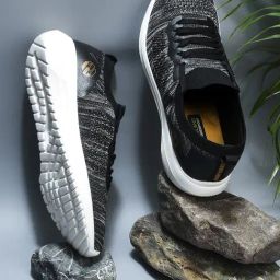 Woodland Men's Black Running Shoes-picture-32
