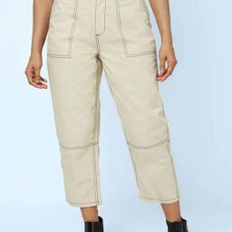 SF Jeans by Pantaloons Off-White Cotton Embroidered High Rise Pants-picture-37