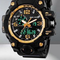 Otage Men Dial & Wrap Around Straps Analogue and Digital Chronograph Watch Otg-1155-Gold2 image 4