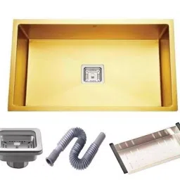 Rigwell Lifetime Diamond Cut 24x18x10 Inch Satin SS Single Bowl Kitchen Sink-picture-45