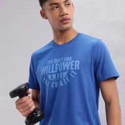 HRX by Hrithik Roshan Typography Printed Training T-shirt-image-52