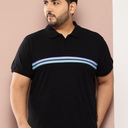Sztori Plus-Size Polo Collar Pure Cotton T-shirt-image-69