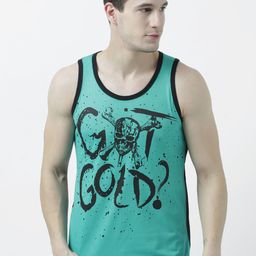 Disney by Wear Your Mind Men Sea Green Printed Round Neck T-shirt-image-45