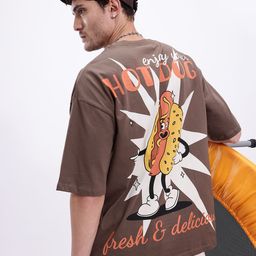 Kook N Keech Printed Oversized Pure Cotton T-shirt-image-95