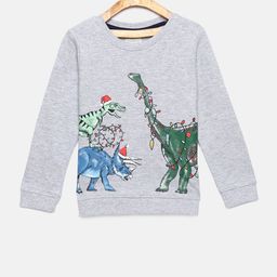 MONSOON CHILDREN Girls Grey Printed Sweatshirt-image-73