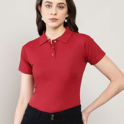 BAESD Sheen Sheer Shirt Style Top-picture-13