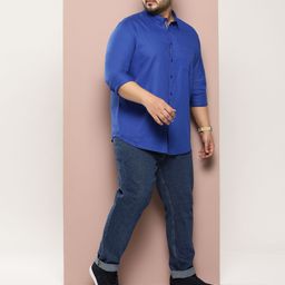 Sztori Men Plus Size Solid Casual Shirt-image-33