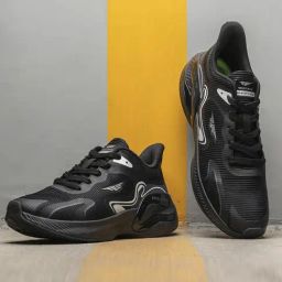 Red Tape Men's Black Running Shoes-23