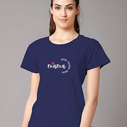 Moda Rapido Women Typography Printed Round Neck Cotton T-shirt-picture-0