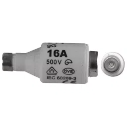 MULTICOMP PRO Industrial & Electrical Power Fuses FUSE, BOTTLE, GL, 16A, DIII, 2312405-17