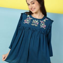 BAESD Floral Embroidered Top-image-35