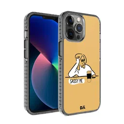 DailyObjects Black & Yellow Printed Sassy Me iPhone 12 Pro Max Phone Case-32