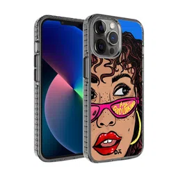 DailyObjects Blue & Pink Hey Good Looking Stride 2.0 Printed iPhone 12 Pro Max Phone Case-18