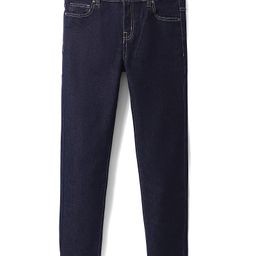 Pine Kid Cotton Elastane Solid Ankle Length Back Elasticated Waist Stretchable Jeans - Dark Blue-image-85