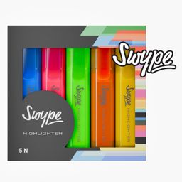 Swype Highlighter Assorted, Pack of 5-image-11