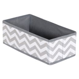 House of Quirk Storage Box Set of 6 Closet Dresser Drawer Organizer Cube Basket Bins Containers Divider with Drawers  - Grey image 3