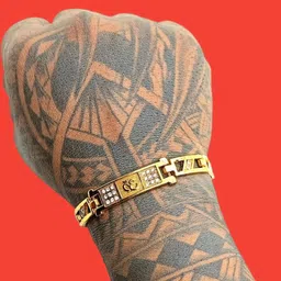 Dynamic Retail Global Men Gold Armlet Bracelet-image-20