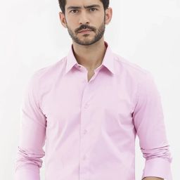 MISCHIEF MONKEY Men Solid Spread Collar Cotton Casual Shirt-picture-28