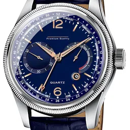 DOUBLERUN Men Dial & Leather Straps Analogue Multi Function Watch H05N8023 image 3