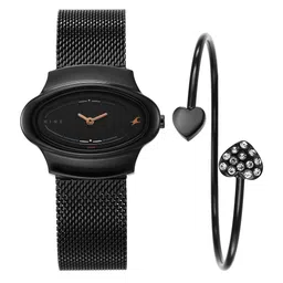 Fastrack Women Dial & Bracelet Style Straps Analogue Watch with Bracelet 6004NM03F-32