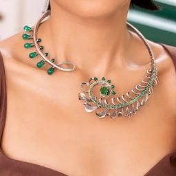 Shaya 92.5 Sterling Silver Unlearn Oxidized Necklace-picture-13