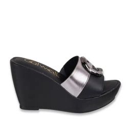 Catwalk Women's Black Casual Wedges-picture-31