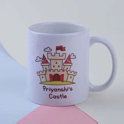 FNP Multicolor Ceramic Personalised Castle Mug (325ml)-image-23