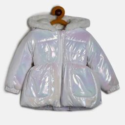 MINIKLUB Kids White Solid Full Sleeves Jacket-image-8