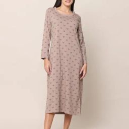 Saltpetre Timeless Brown Dress in Organic Cotton-picture-48