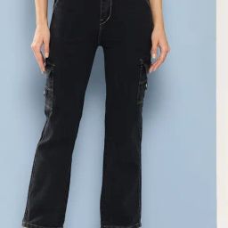 Aarika Girls Black Solid Jeans-image-81