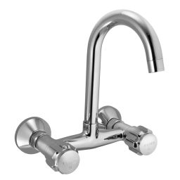 Essco by Jaquar Delux Sink Mixer Wall Mount Chrome Finish with Swinging Pipe Spout, DLX-521S-image-97