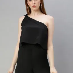 Sera Black Above Knee Playsuit-picture-38
