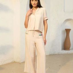 Sweet Dreams Cream Pyjama Set-image-66