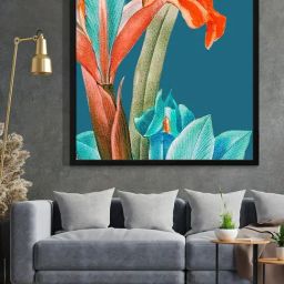 999Store Printed Teal Canvas Wall Art-image-87