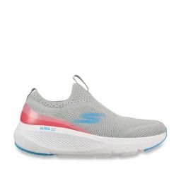 Skechers Women's GO RUN ELEVATE - HOT STREAK Grey Pink Running Shoes-image-37
