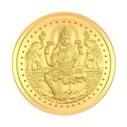 Waman Hari Pethe Jewellers Goddess Lakshmi 22k (916) 8gm Gold Coin-image-76