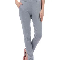 Sweet Dreams Grey Melange Textured Pants-picture-45