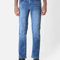 Crimsoune Club Kids Blue Solid Jeans-image-68