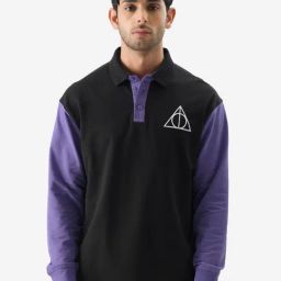 The Souled Store Multicolor Printed Harry Potter: Master Of Death Polo T-Shirt-image-93
